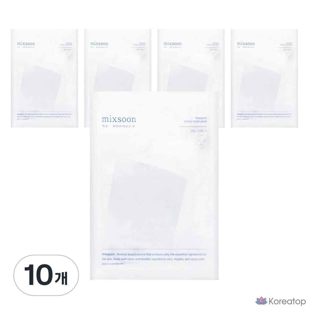 Тканевая маска для лица MIXSOON Bifida Mask, 50 шт.