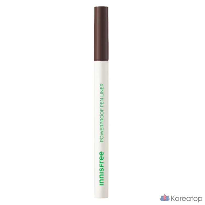 Подводка для глаз в виде пера Innisfree Powerproof Pen Liner, оттенок Brown #2, 0.6 г, 1 шт.