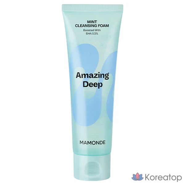 Очищающая пенка Mamonde Amazing Deep Mint Cleansing Foam, 120 мл, 1 шт.