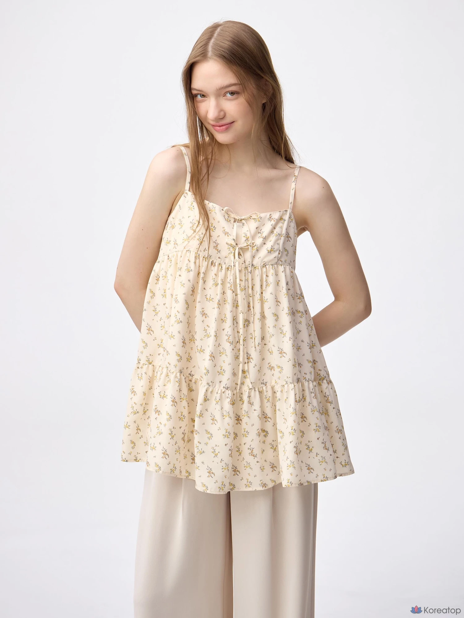 Камисоль-туника Uniqlo Flower Print