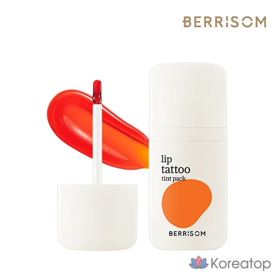 Тинт для губ Berrisom Lip Tattoo Tint Pack, оттенок Coco Orange, 1 шт.