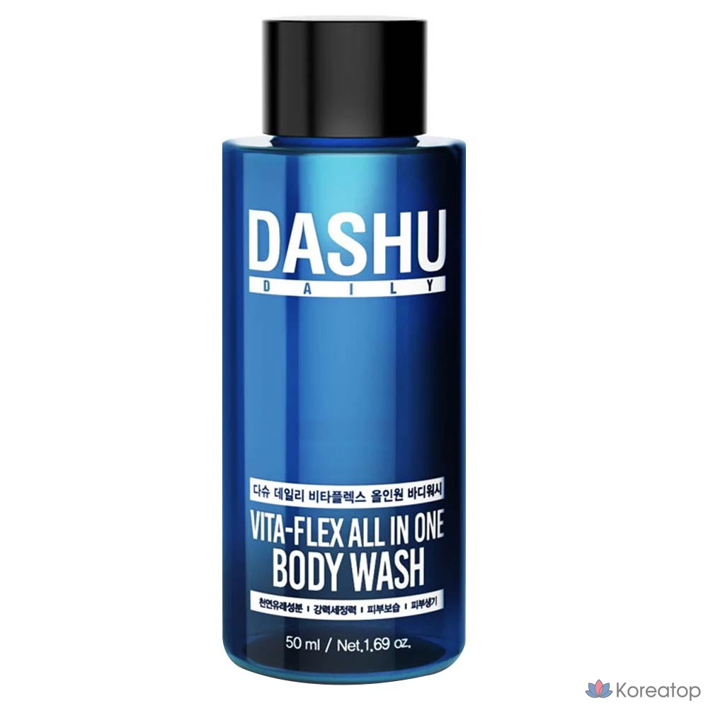 Гель для душа DASHU Daily Vitaplex All-in-one Body Wash, 50 мл, 1 шт.