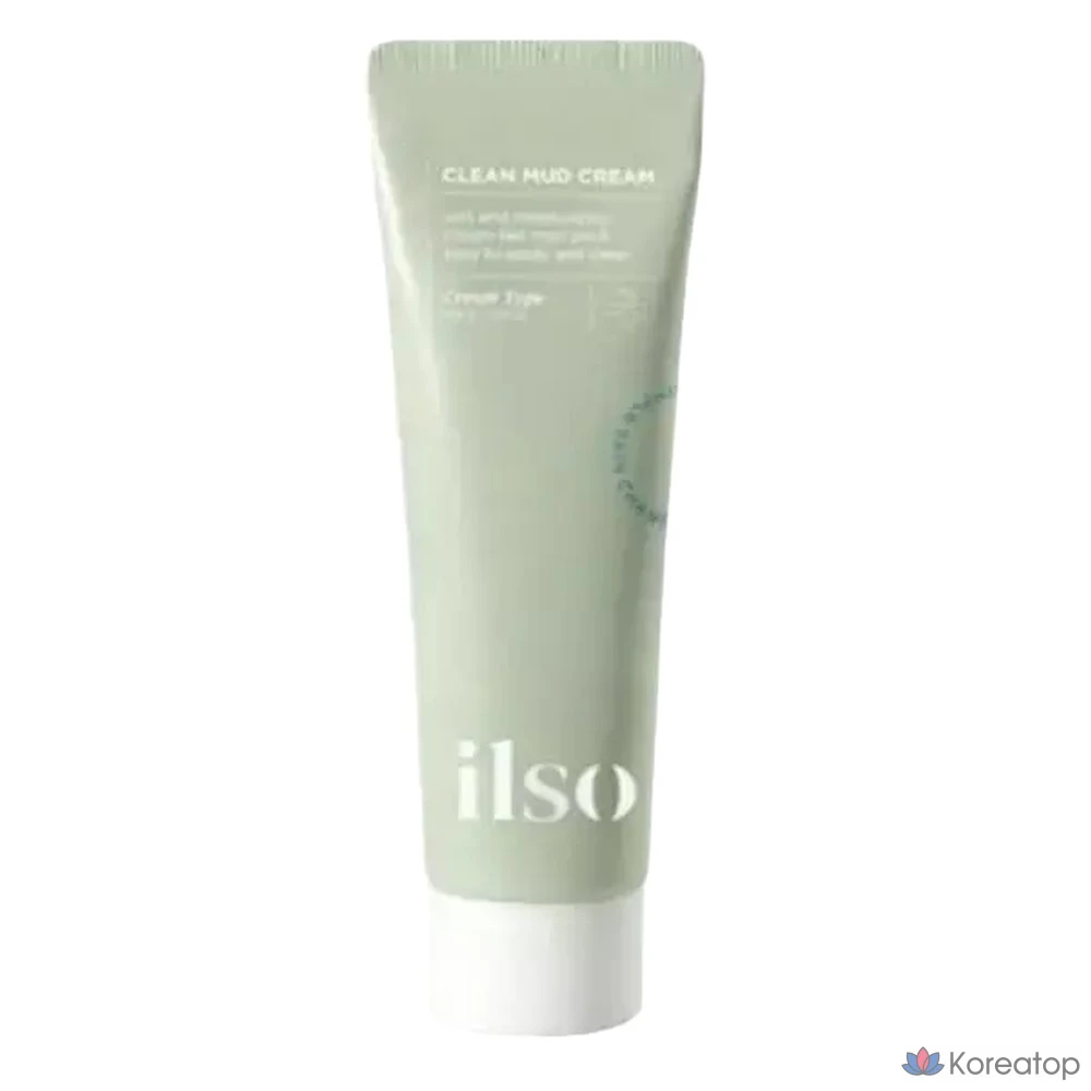 Грязевой крем-маска для лица Ilso Clean Mud Cream Wash-off Pack, 100 г, 1 шт.