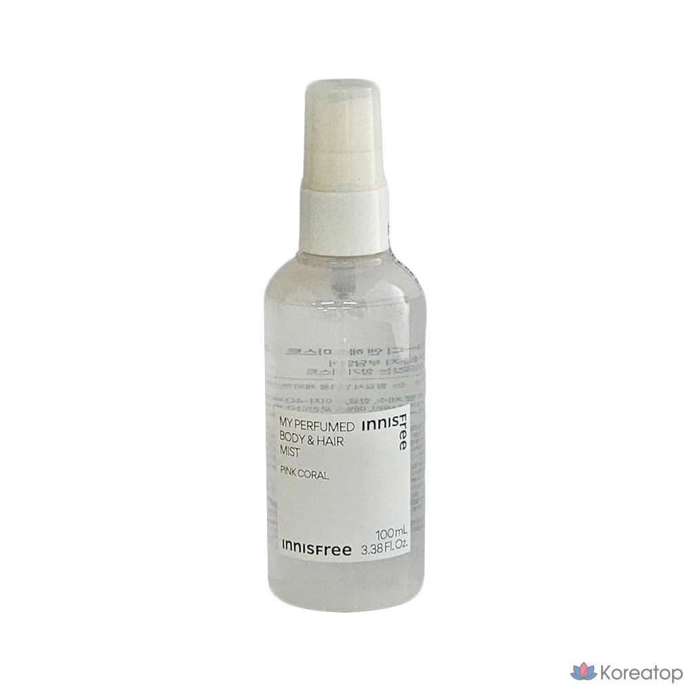 Парфюмированный мист для тела и волос Innisfree My Perfumed Body &amp; Hair Mist, оттенок Pink Coral, 100 мл, 1 шт.
