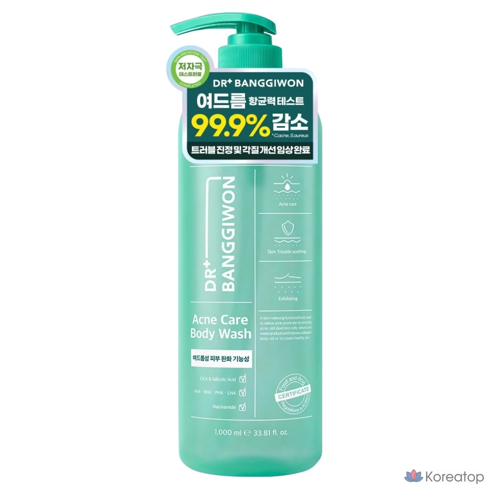 Гель для душа Dr. Banggiwon Acne Care Body Wash, 1 л, 1 шт.