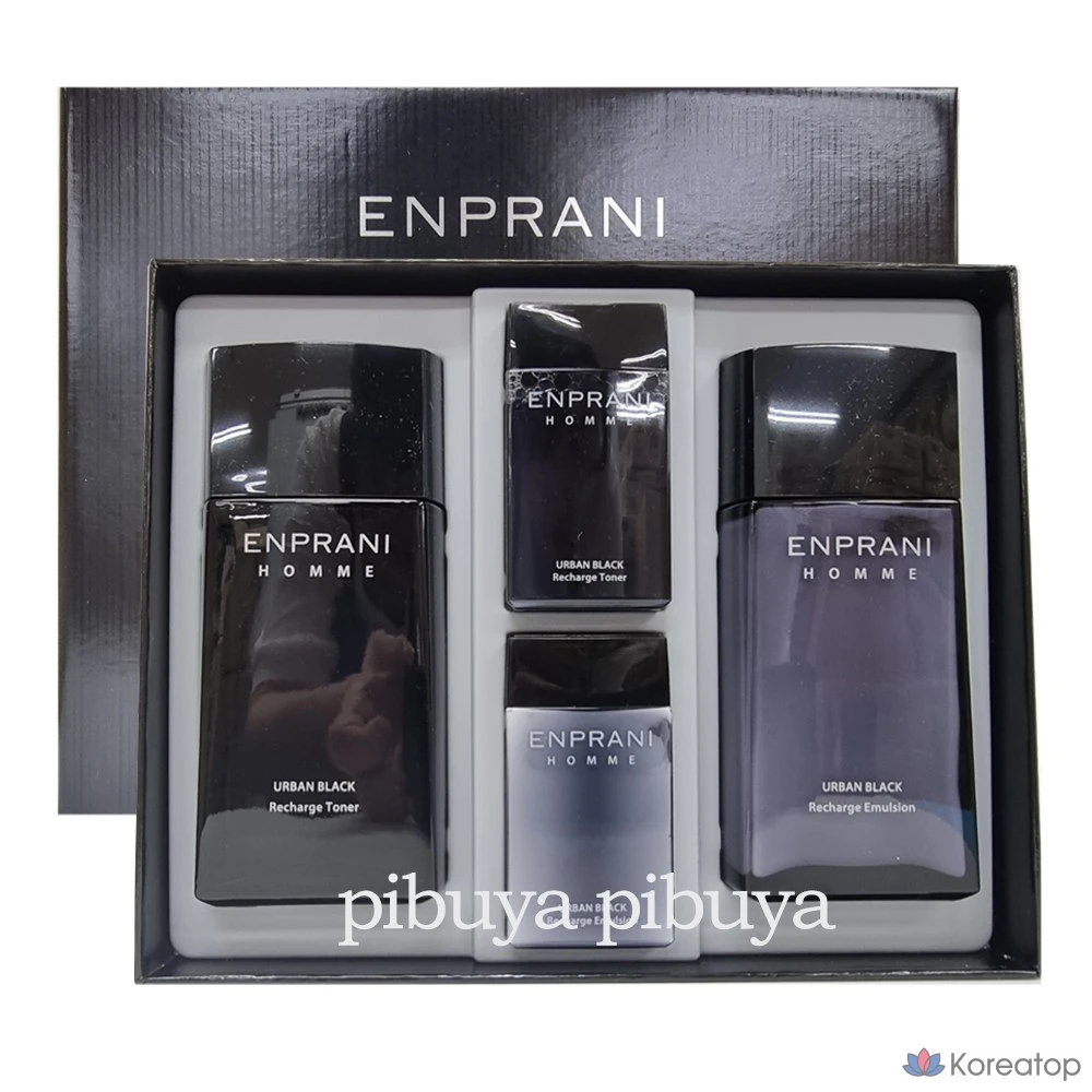 Набор для ухода Enprani Homme Urban Black 2-piece Set, 1 шт.