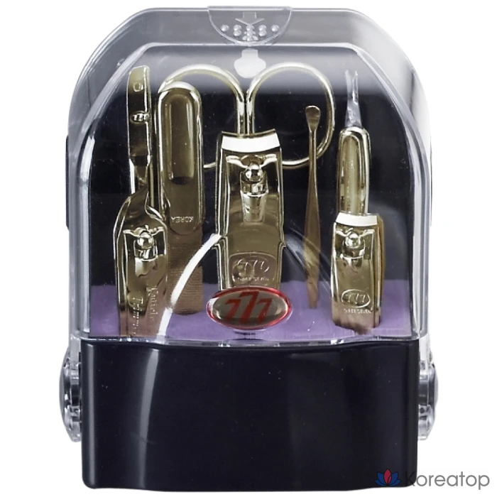 Набор для маникюра Three Seven 777 Nail Clipper 8-piece Set TS-090G, 1 шт.