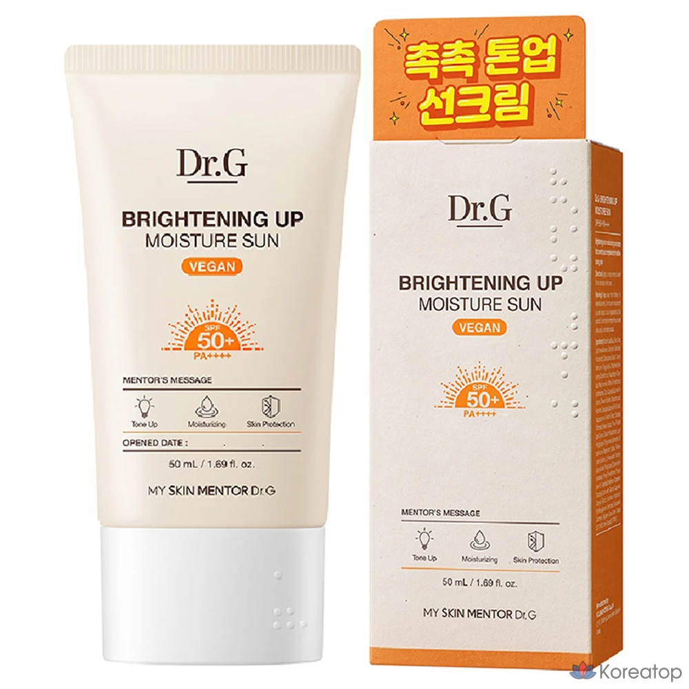 Солнцезащитный крем Dr. G Brightening Up Moisture Sun Cream SPF50+ PA++++, 50 мл, 1 шт.