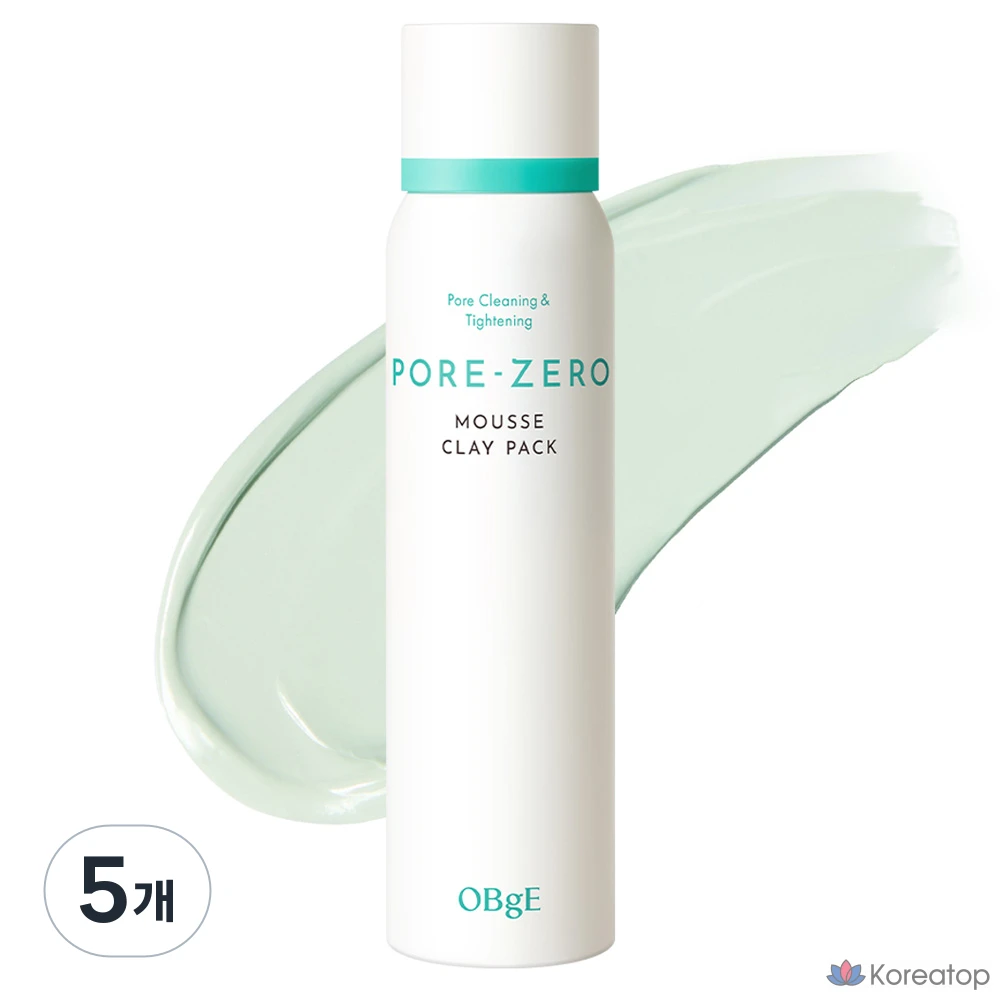 Пилинг-маска OBge Pore Zero Mousse Clay Pack, 5 шт.