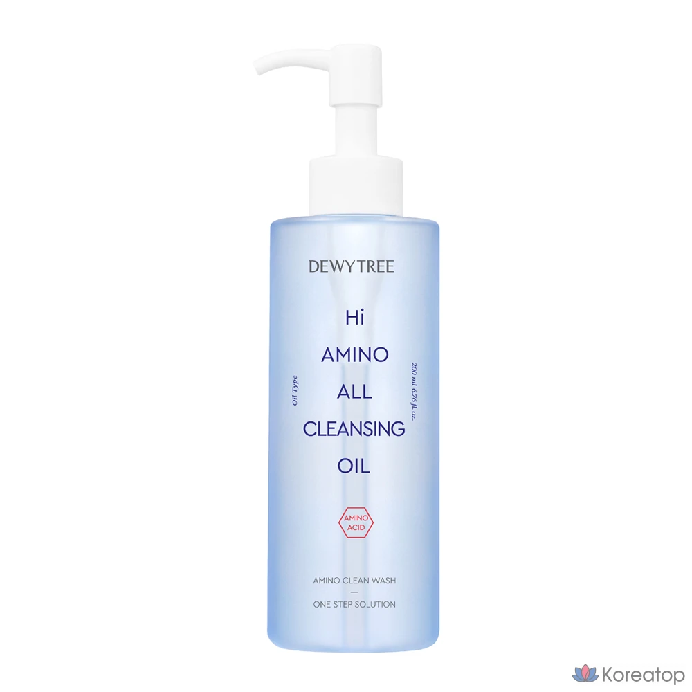 Гидрофильное масло для умывания Dewytree Hi Amino All Cleansing Oil, 200 мл, 1 шт.
