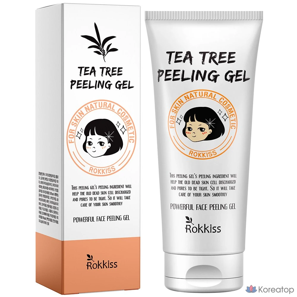 Пилинг Rokkiss Tea Tree Peeling Gel, 120 мл, 1 шт.