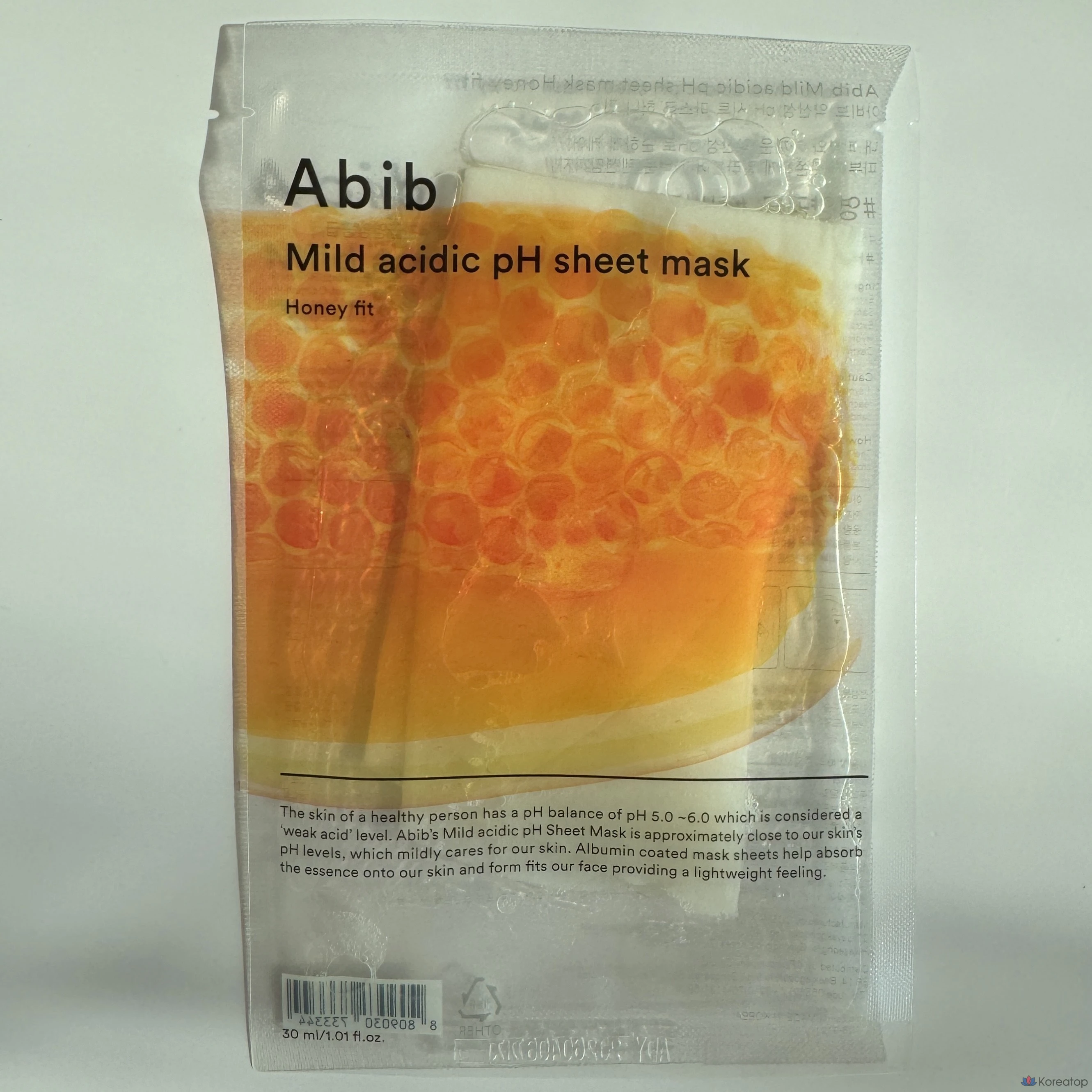 Тканевая маска для лица Abib Sheet Mask Collection: Gummy Sticker/Mild Acidic pH, 1 шт.