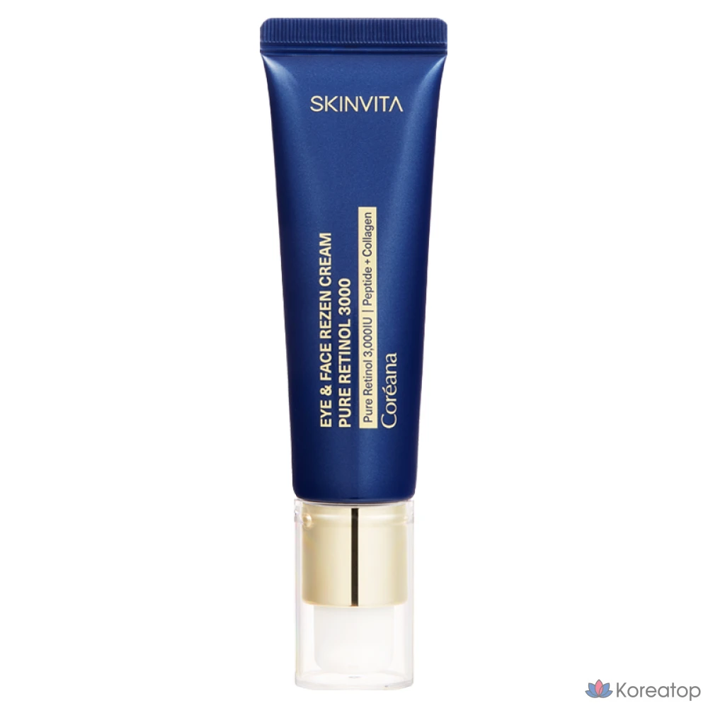 Крем для лица и области вокруг глаз Coreana Skin Vita Eye & Face Retinol Cream 3000, 25 мл, 1 шт.