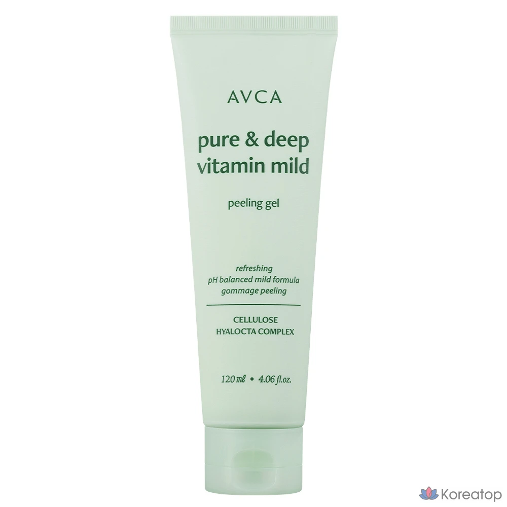 Пилинг-гель AVCA Pure &amp; Deep Vitamin Gentle Low pH Peel, 120 мл, 1 шт.