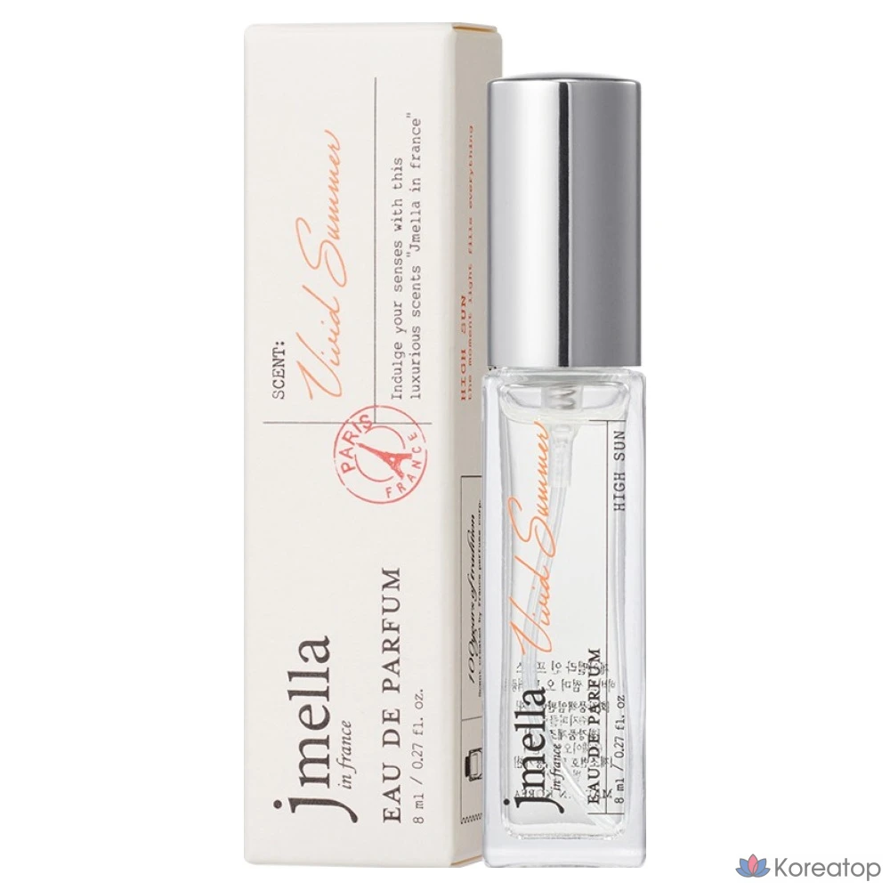 Парфюмерная вода Jmella In France Vivid Summer Eau de Parfum, 8 мл, 1 шт.