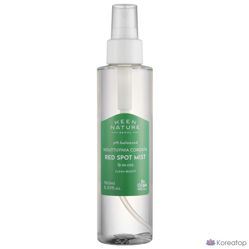 Тонер Dr. Orga Vegan Life 약산성 어성초 Red Spot Mist, 150 мл, 1 шт.
