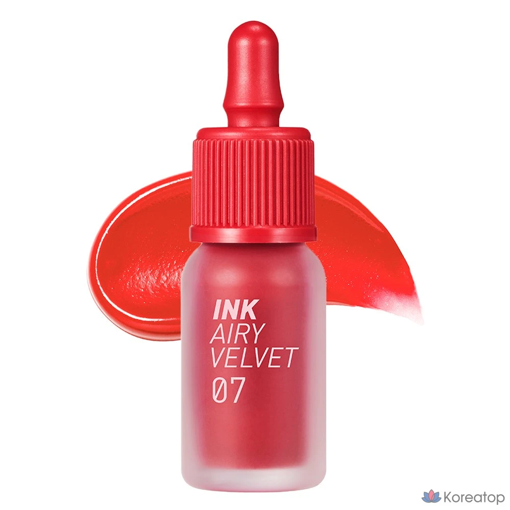 Тинт для губ Peripera Ink The Airy Velvet AD, оттенок 007 Simjang Pokgyeok, 1 шт.