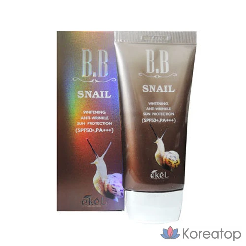 ВВ-крем Ekel Snail BB Cream SPF50, 50 мл, 1 шт.