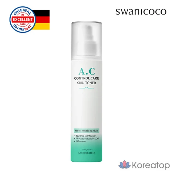 Тонер Swanicoco AC Control Care Skin Toner, 120 мл, 1 шт.
