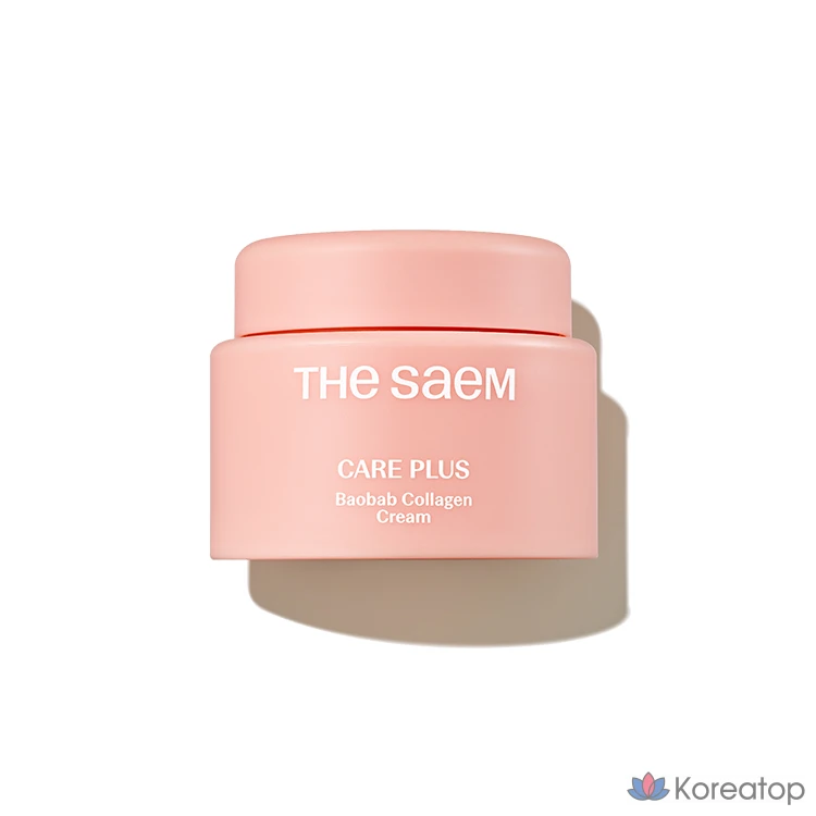 Крем для лица The Saem Care Plus Baobab Collagen Cream, 100 мл, 1 шт.