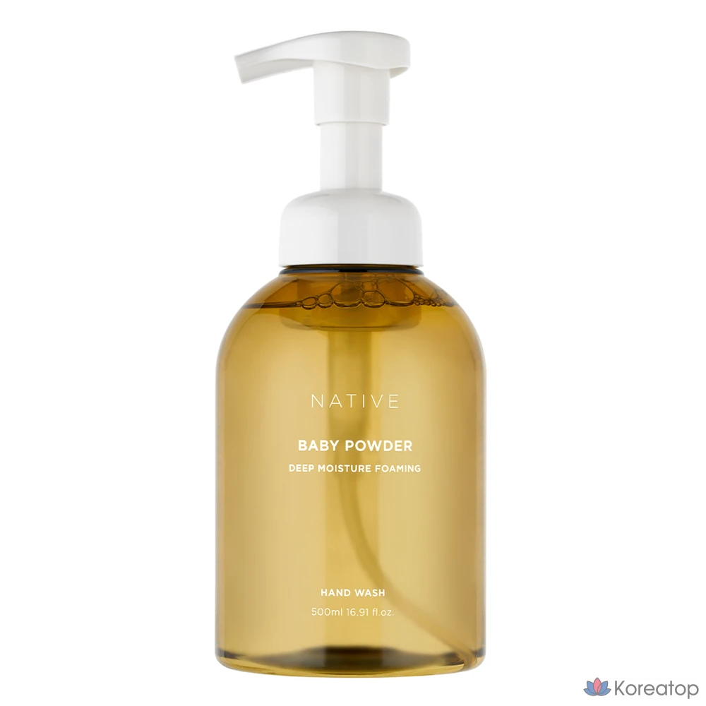 Пенка для рук AVCA Native Deep Moisture Foaming Hand Wash, аромат Baby Powder, 500 мл, 1 шт.