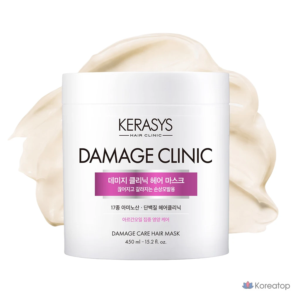 Маска для волос KeraSys Damage Clinic Protein Hair Pack, 450 мл, 1 шт.