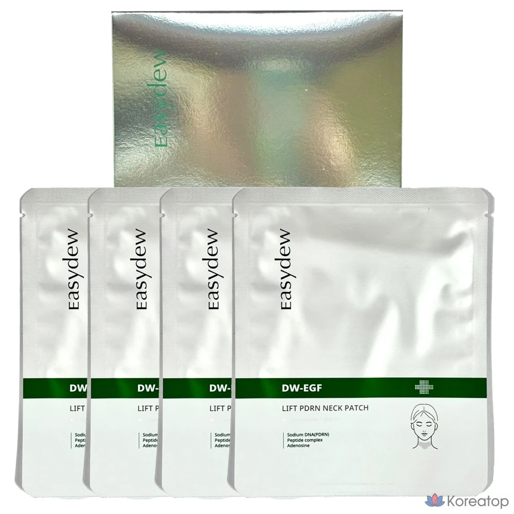 Патчи для шеи Easydew Lift PDRN Neck Patch, 4 шт.