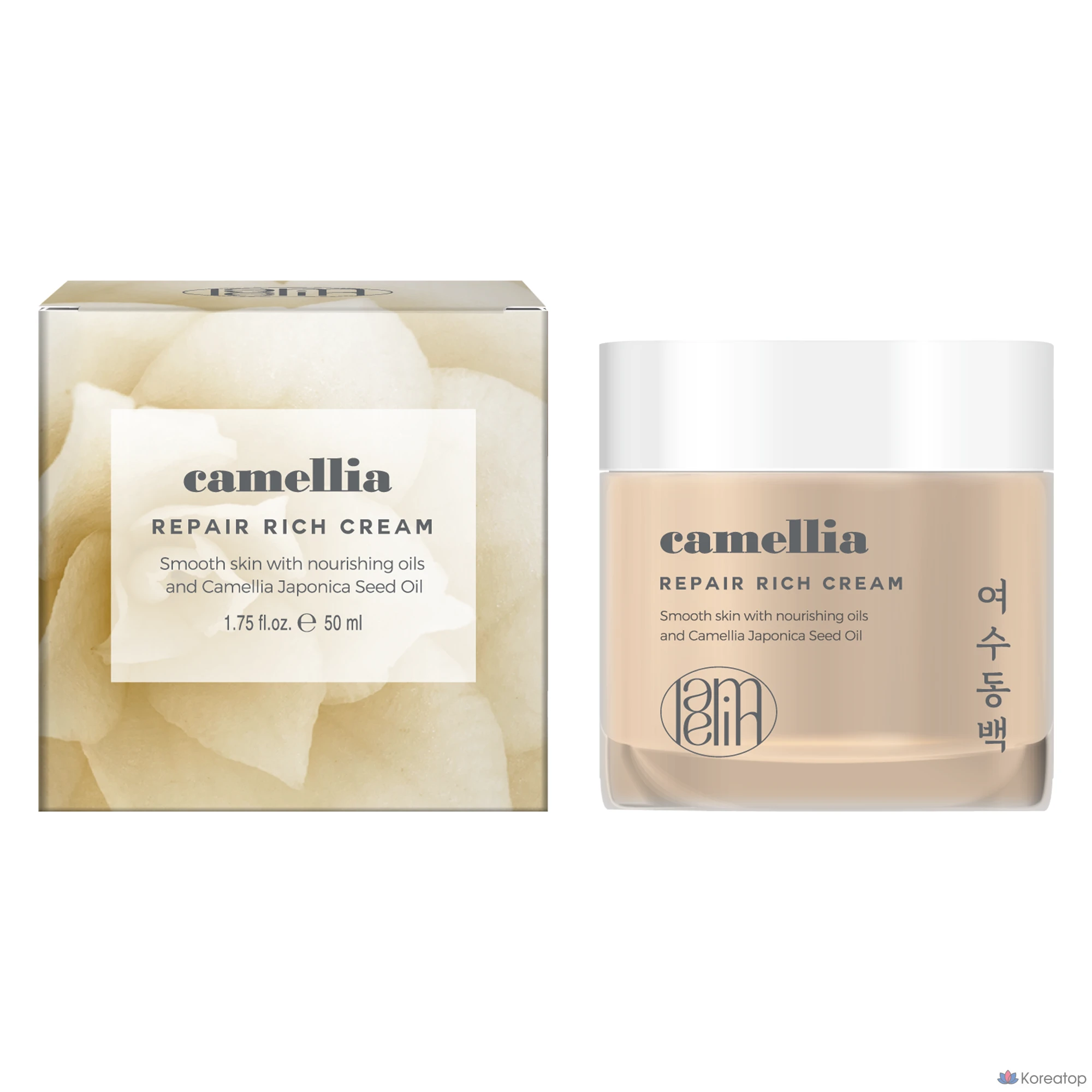 Крем для лица Lamelin Camellia Repair Rich Cream, 50 мл, 1 шт.