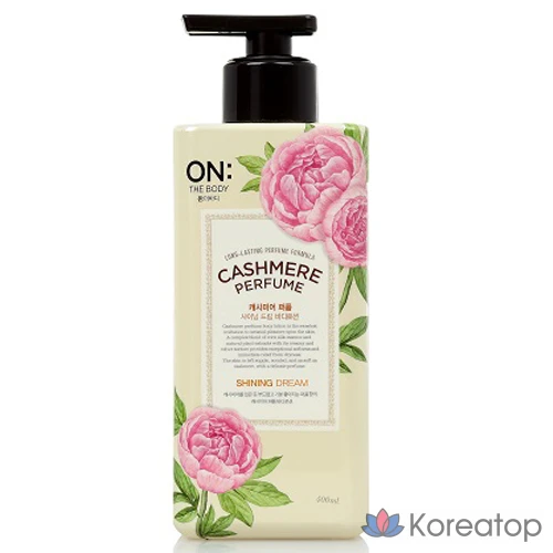 Увлажняющее средство для тела Pure Derma On The Body Cashmere Perfume Shining Dream Body Lotion, 400 мл, 1 шт.