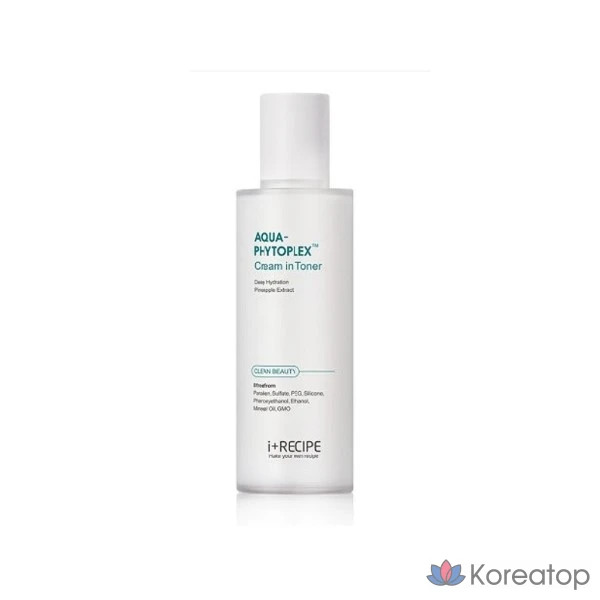 Тонер iRecipe Aqua Phytoplex Cream in Toner, 120 мл, 1 шт.