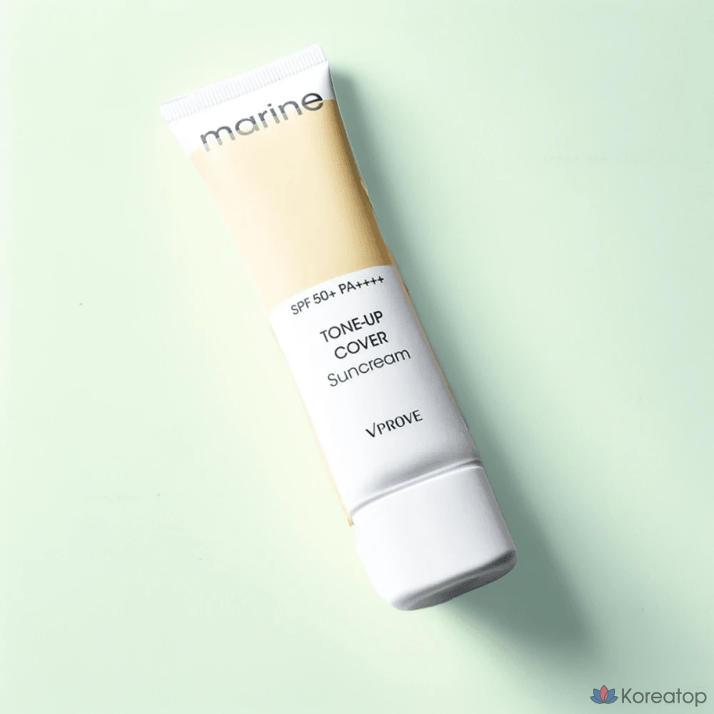 Солнцезащитный крем VPROVE Marine Tone-up Cover (SPF50+ PA++++), 50 мл, 1 шт.