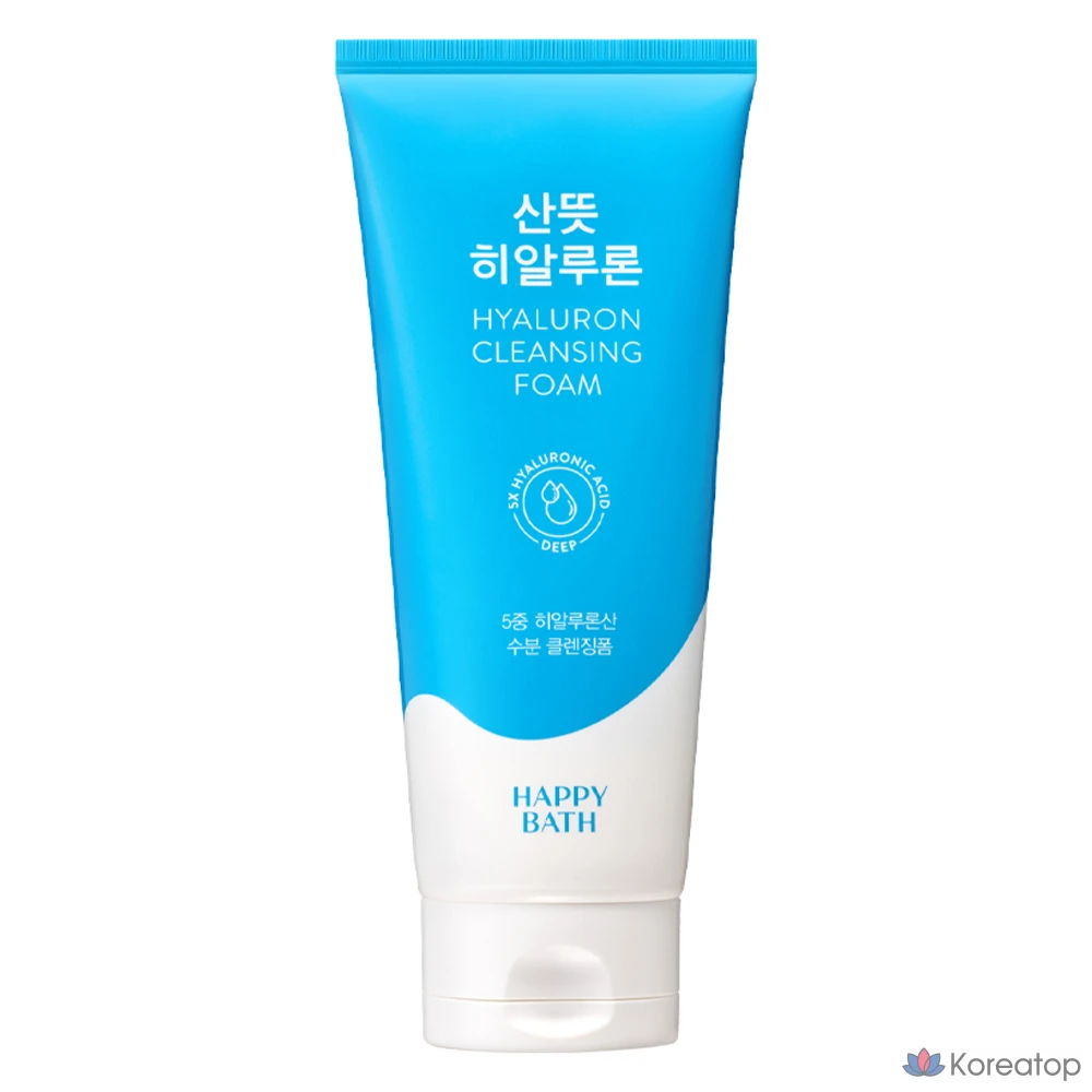 Очищающая пенка Happy Bath Fresh Hyaluron Cleansing Foam, 200 г, 1 шт.