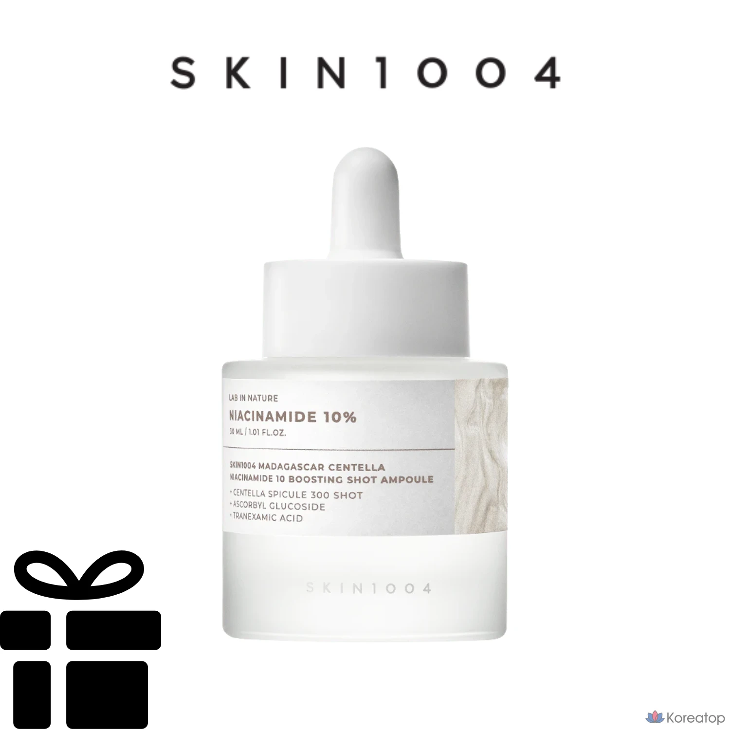 Ампульная сыворотка SKIN1004 Madagascar Centella Niacinamide 10 Boosting Shot Ampoule, 30 мл, 1 шт.