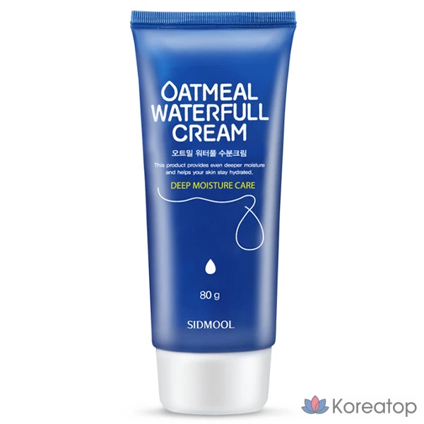 Увлажняющий крем Sidmool Oatmeal Waterful Moisture Cream, 80 г, 1 шт.