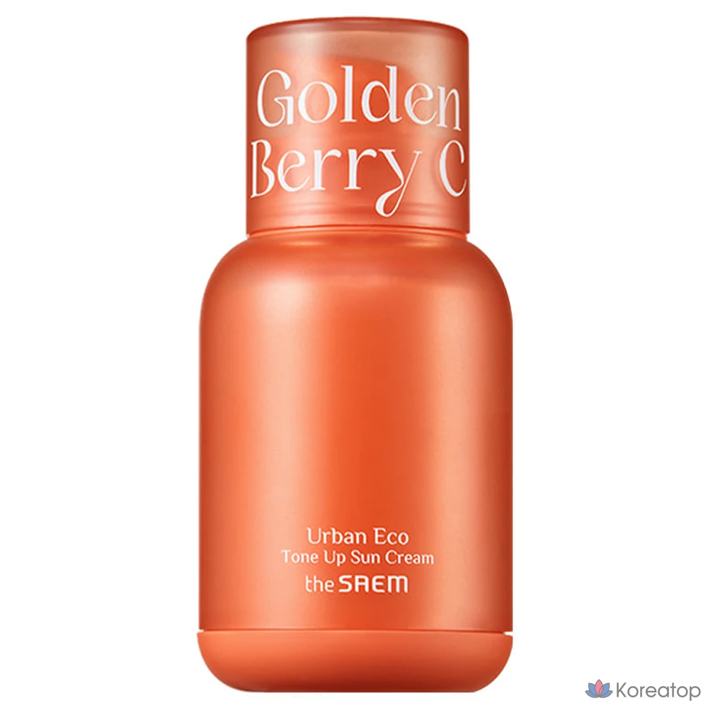 Солнцезащитный крем The Saem Urban Eco Golden Berry Seed Tone Up Sun Cream SPF50+ PA++++, 50 мл, 1 шт.