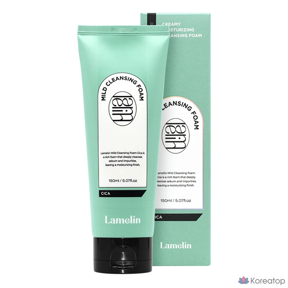 Очищающая пенка Lamelin Mild Cica Cleansing Foam, 150 мл, 1 шт.