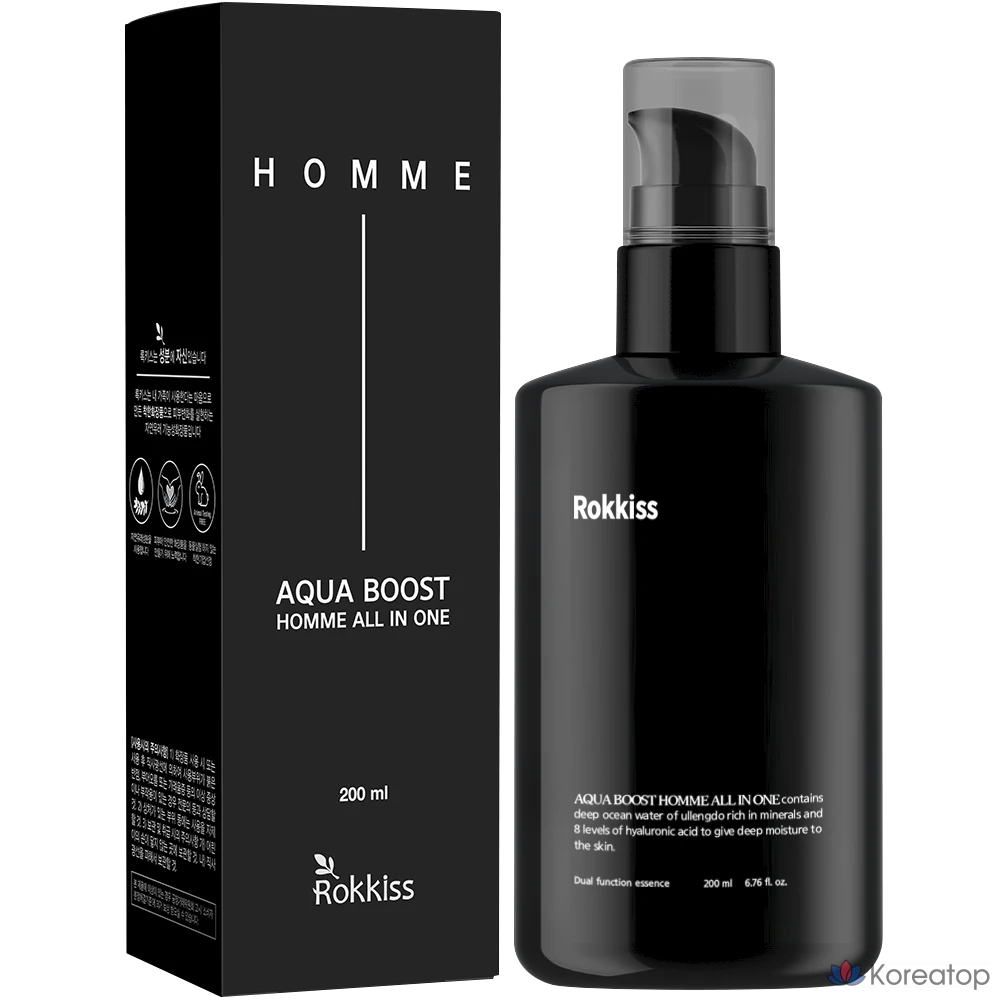 Средство для ухода Rokkiss Aqua Boost Homme All-in-One, 200 мл, 1 шт.