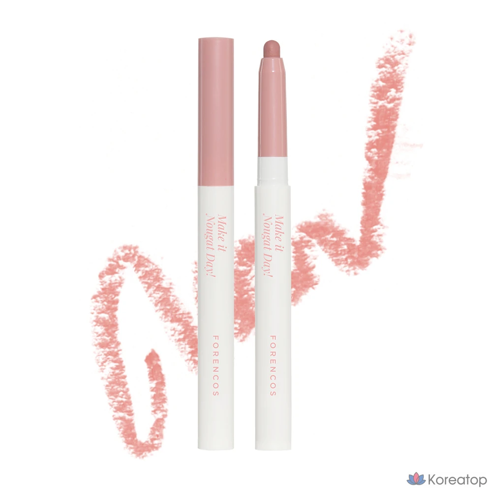 Карандаш для губ Forencos Nuga Hyd & Fit Lip Pencil, оттенок 06 Pig Nuga, 0.8 г, 1 шт.