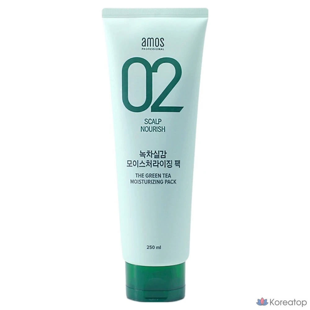 Маска для волос Amos Professional Green Tea Real Intensive Moisture Hair Pack, 250 мл, 1 шт.