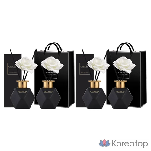 Диффузор для дома Cocodor Black Gold Edition, Books in the Wood, 400 мл, 2 шт.