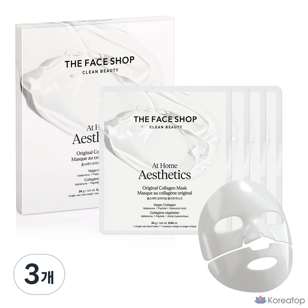 Тканевая маска для лица The Face Shop Homeesthetic Original Collagen Mask, 12 шт.