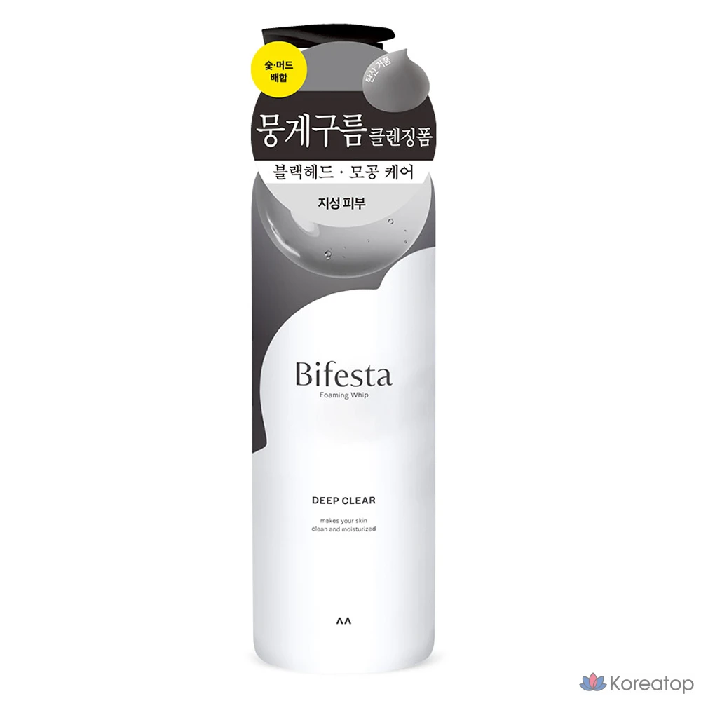 Очищающая пенка Bifesta Cleansing Mousse Foam Deep Clear, 200 г, 1 шт.