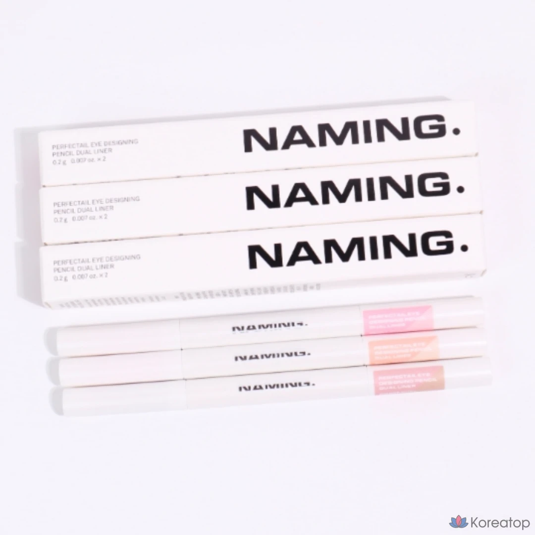 Карандаш для глаз NAMING Perfectail Eye Designing Pencil Dual Liner, оттенок Baby Peach, 1 шт.