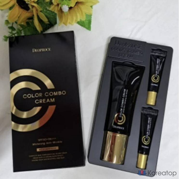 Крем CC Deoproce Color Combo SPF50+ PA+++, оттенок 23, 40 г, 1 шт.