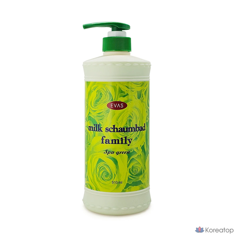 Гель для душа EVAS Milk Shampoo Bar Body Cleanser Spa Green, 910 мл, 1 шт.