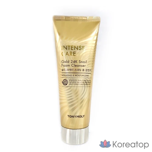 Пенка для умывания Tony Moly Intense Care Gold 24K Snail Foam Cleanser, 150 мл, 1 шт.