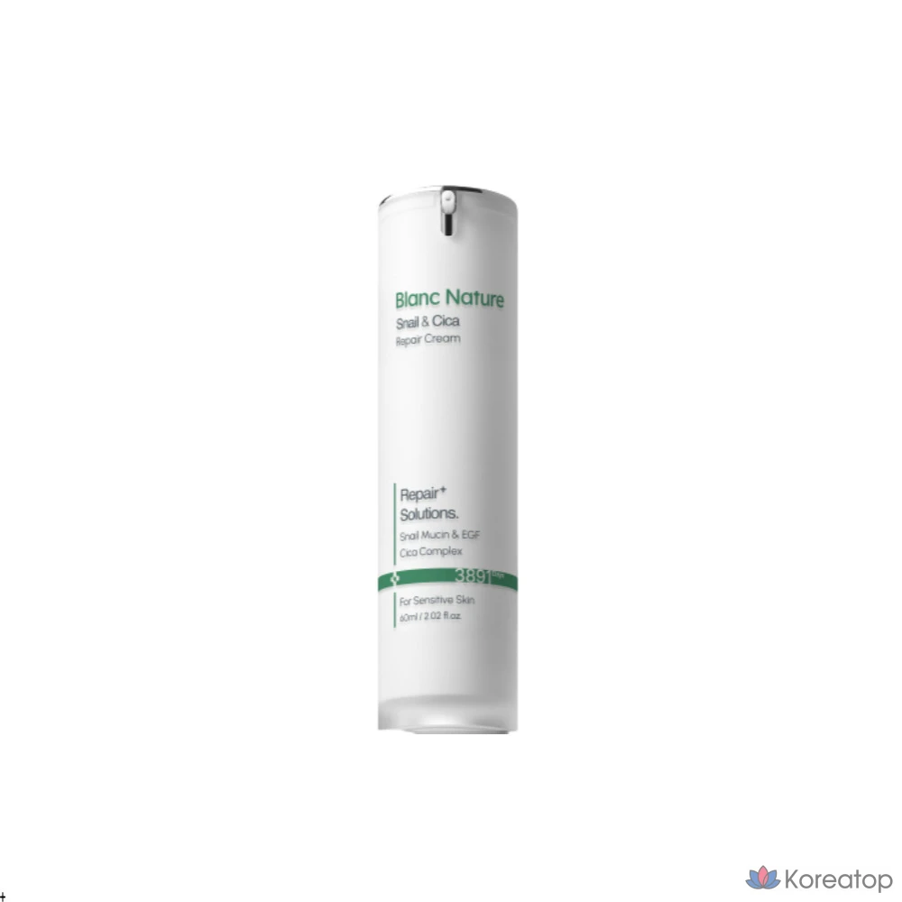 Крем для лица Blanc Nature High Concentration Cica Snail Cream, 60 мл, 1 шт.