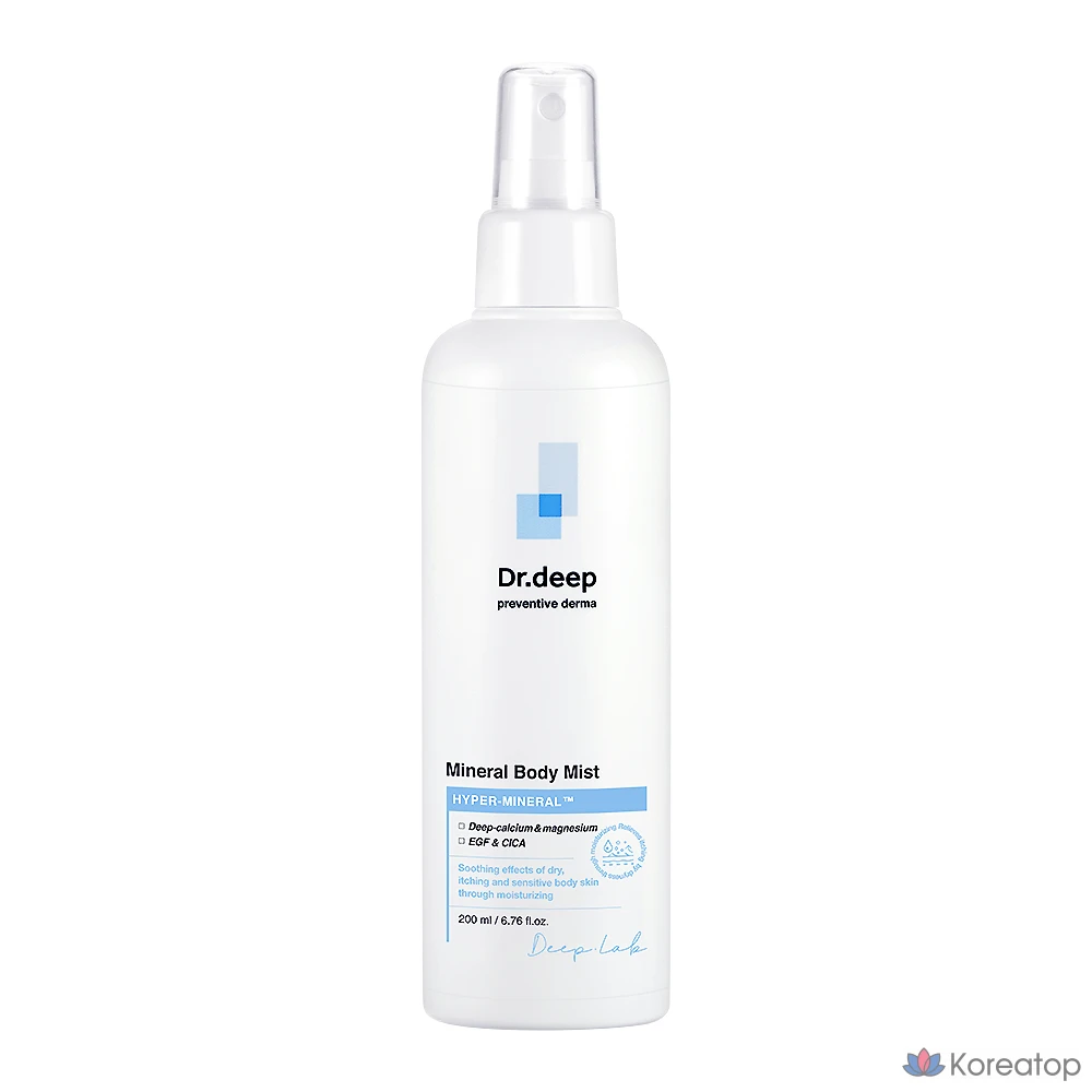 Спрей для тела Dr. Deep Hyper Mineral Body Mist, 200 мл, 1 шт.