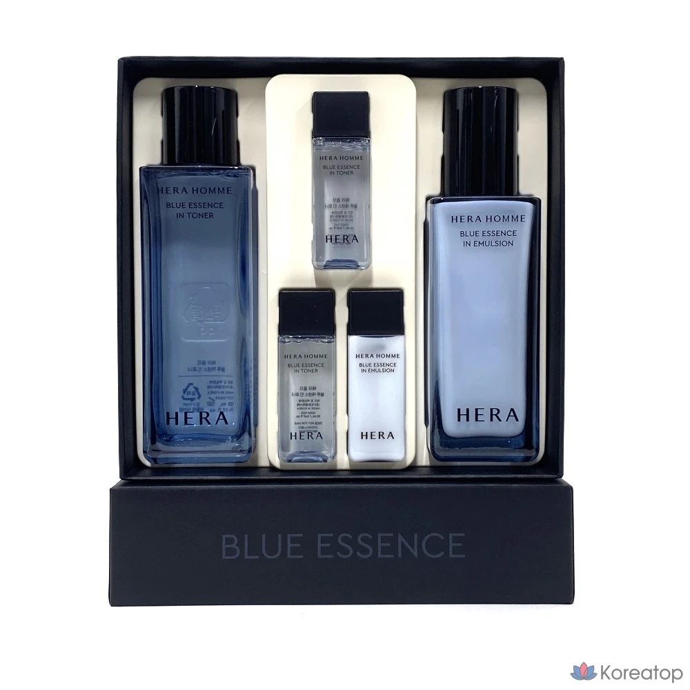 Набор для ухода Hera Homme Blue Essence 2-piece Set (Toner + Emulsion), 1 шт.