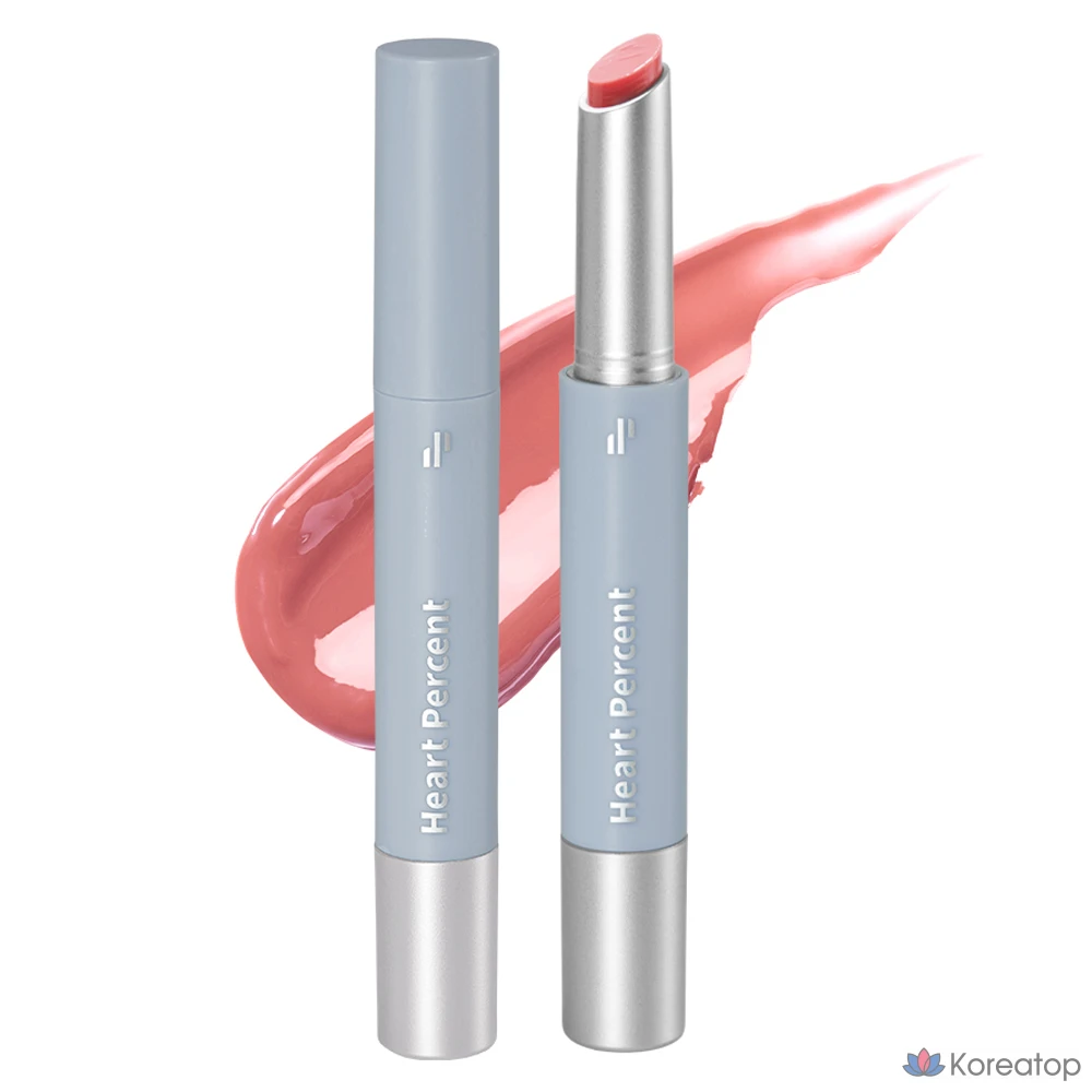 Губная помада Heart Percent Dot On Mood Dewy Melting Lipstick, оттенок 02 Lively Pink, 1.5 г, 1 шт.